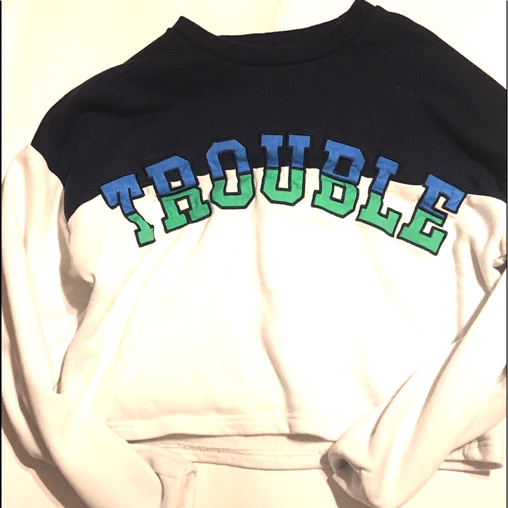 Trouble crop top